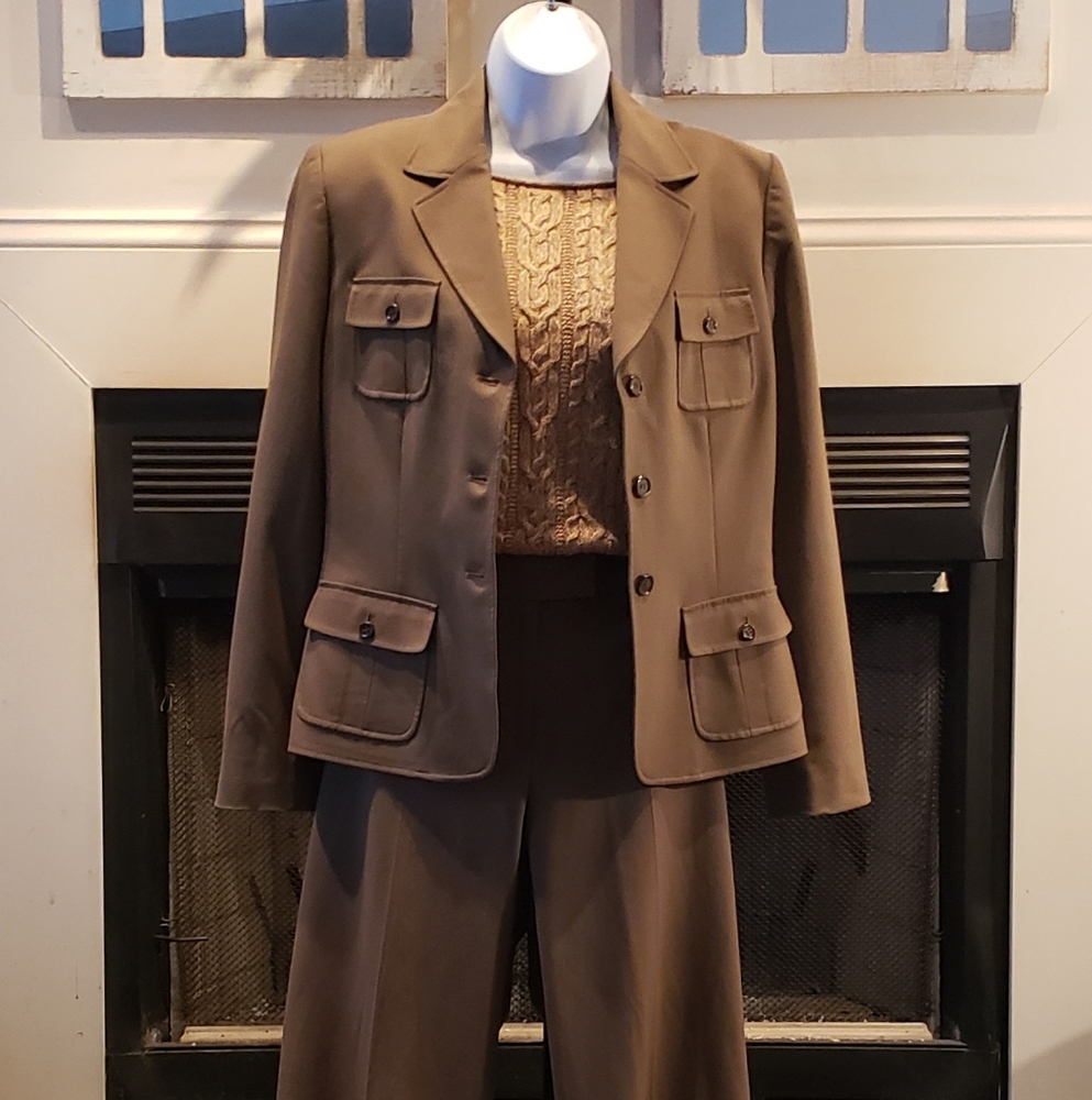 Isabel De Marco Two Piece Matching Suit Pantsuit